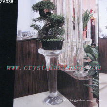 Pilier de cristal K9 belle pour pot de fleurs